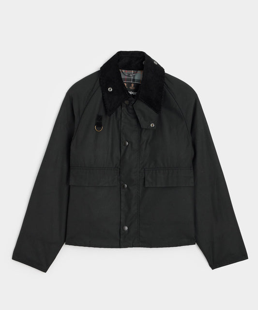 Todd Snyder Barbour Spey Wax Jacket in Black Black