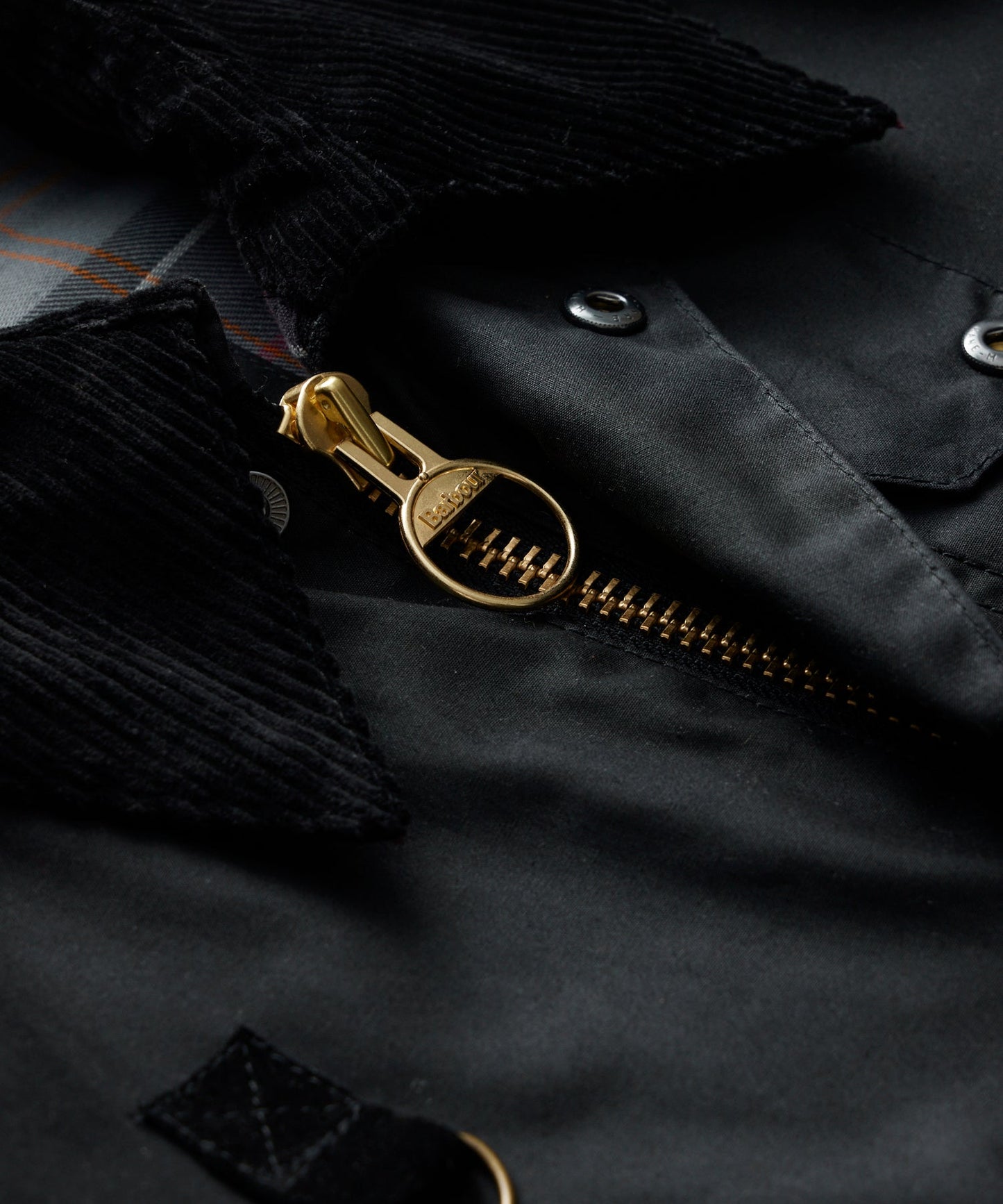 Todd Snyder Barbour Spey Wax Jacket in Black Black