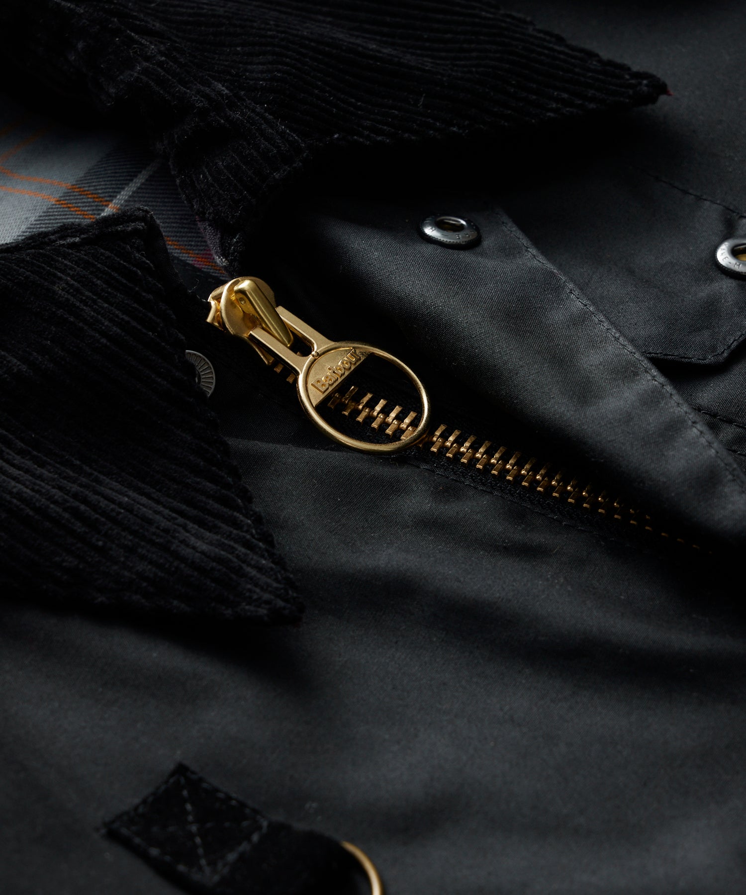 Todd Snyder Barbour Spey Wax Jacket in Black Black