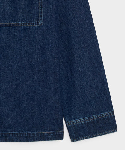 Todd Snyder Denim Military Overshirt in Indigo Indigo