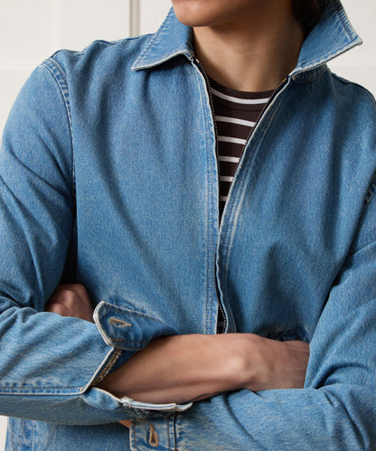 Todd Snyder Denim Farmers Jacket in Washed Indigo Washed Indigo