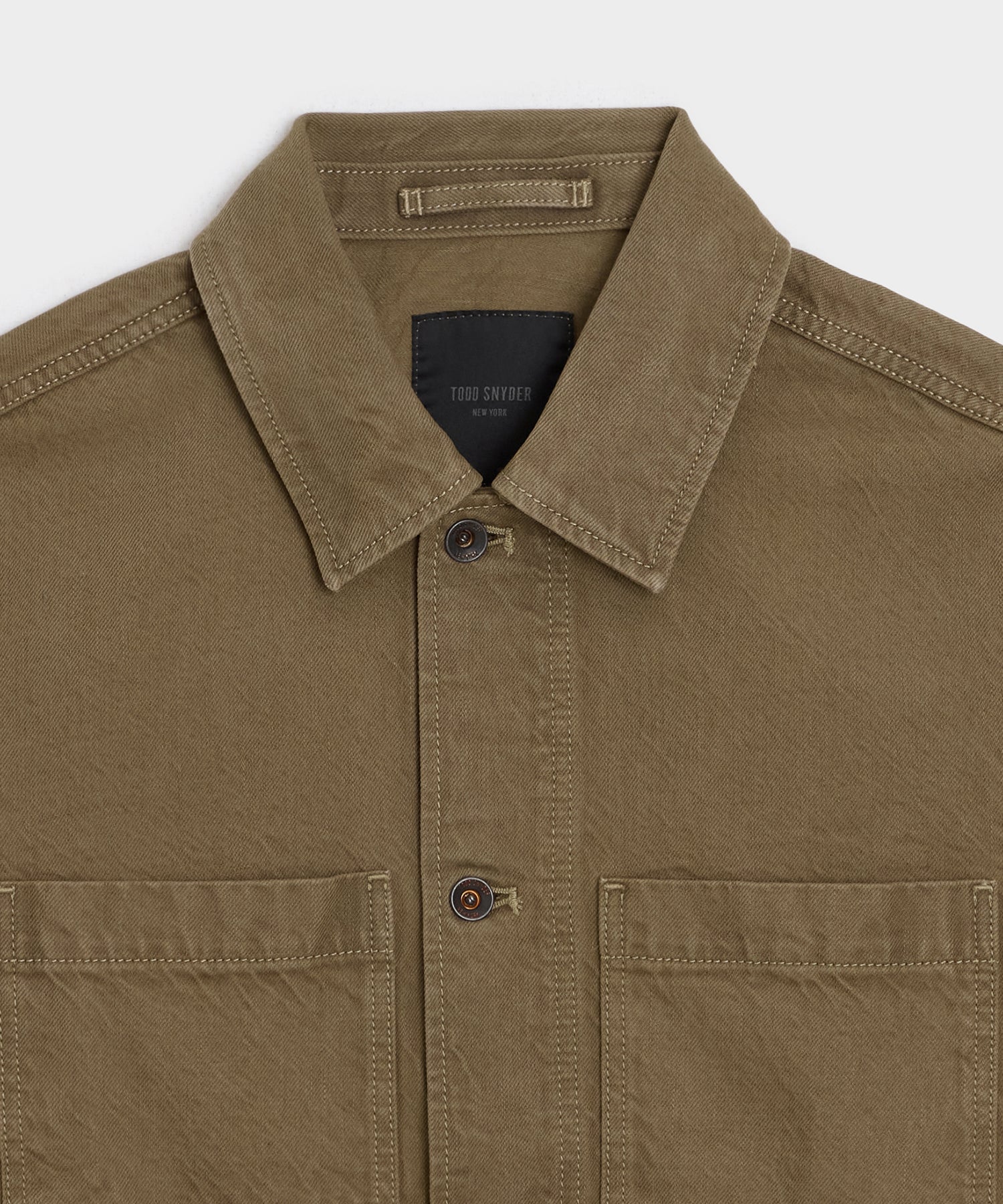 Todd Snyder Boxy Denim Jacket in Brown Brown