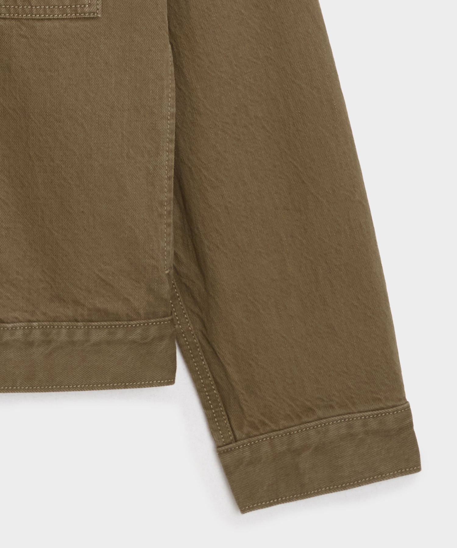 Todd Snyder Boxy Denim Jacket in Brown Brown