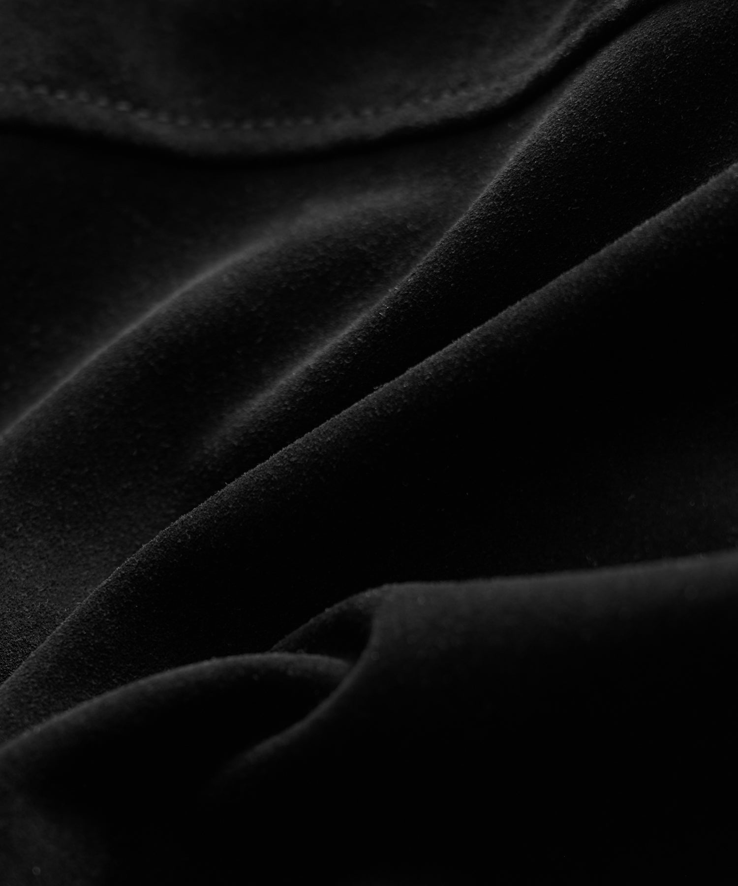 Todd Snyder Italian Suede Driving Jacket in Faded Black Black
