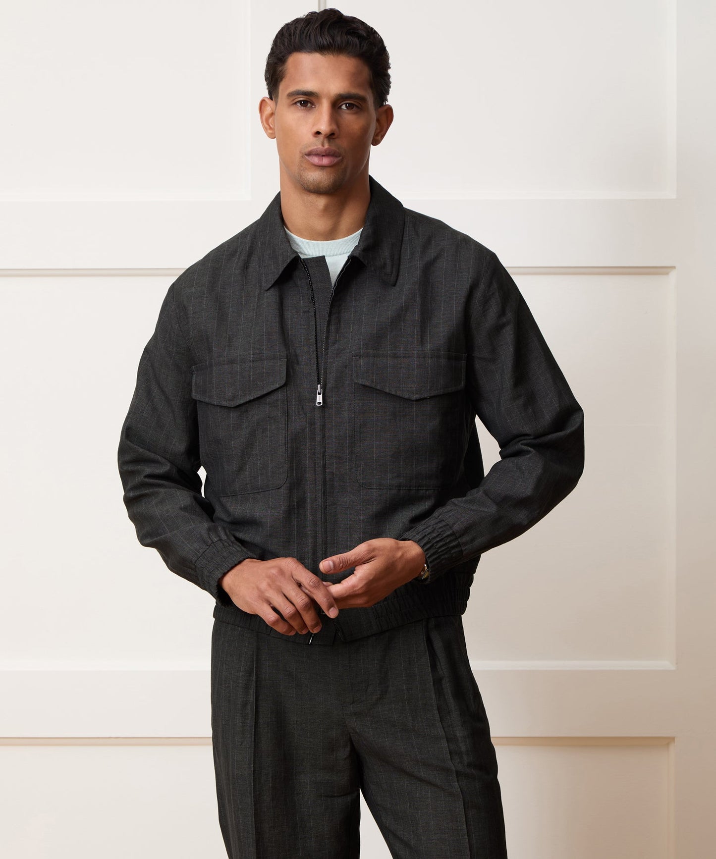 Todd Snyder Ricky Jacket in Charcoal Charcoal