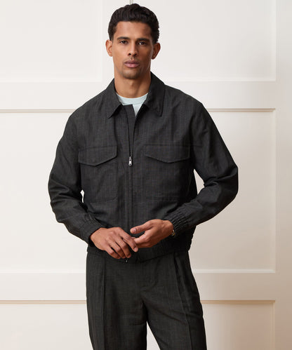 Todd Snyder Ricky Jacket in Charcoal Charcoal
