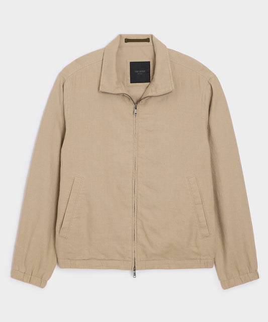 Todd Snyder Linen Dad Jacket in Beige Beige
