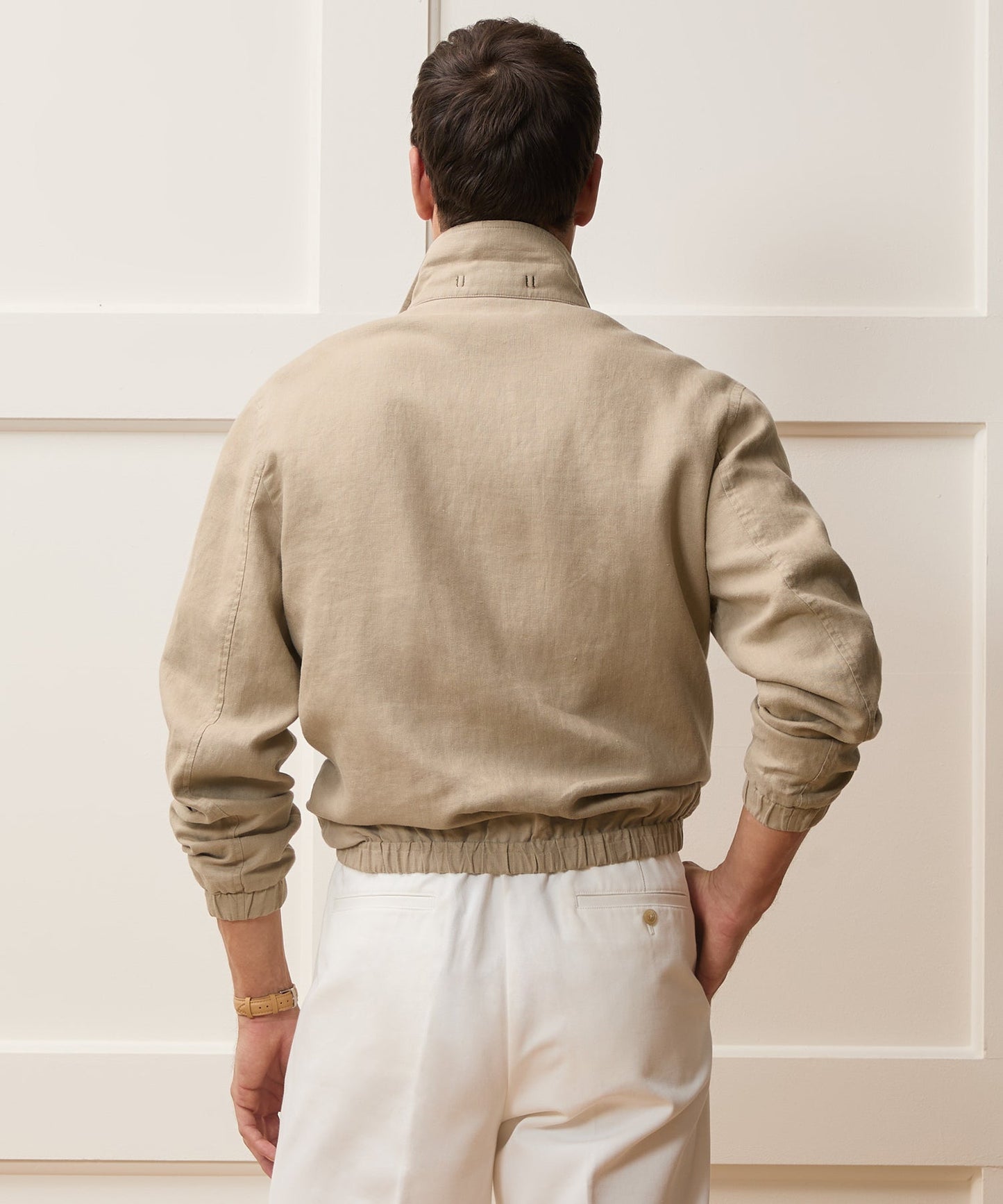 Todd Snyder Linen Dad Jacket in Beige Beige