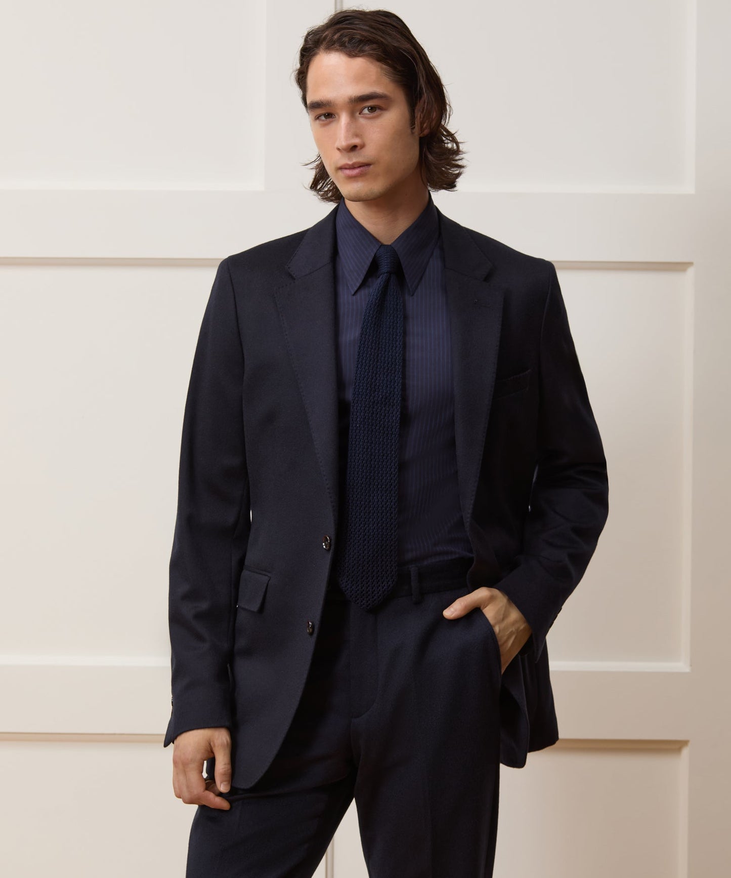 Todd Snyder Italian Cashmere Sutton Jacket Navy