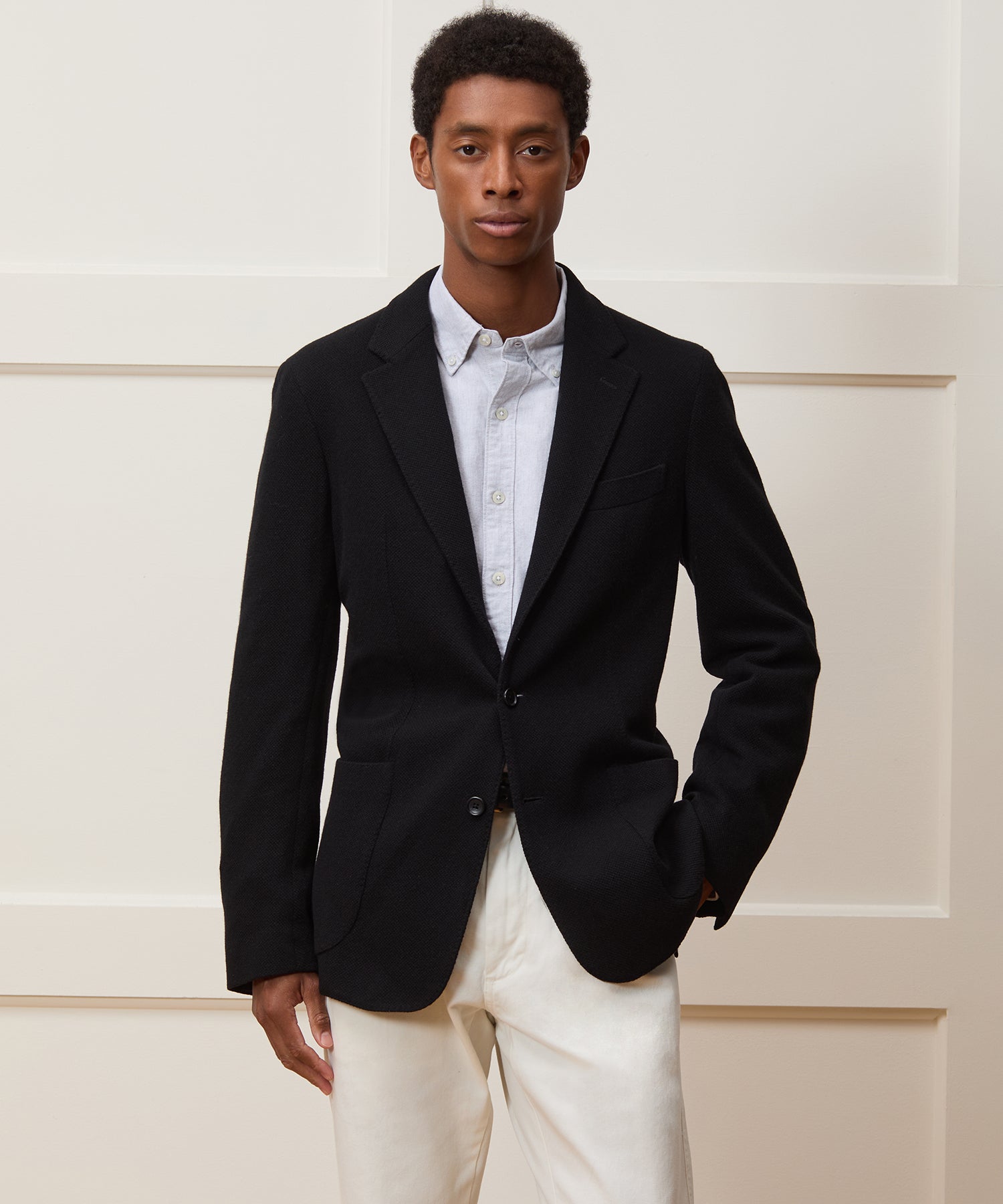 Todd Snyder Italian Wool-Cashmere Sport Coat Black