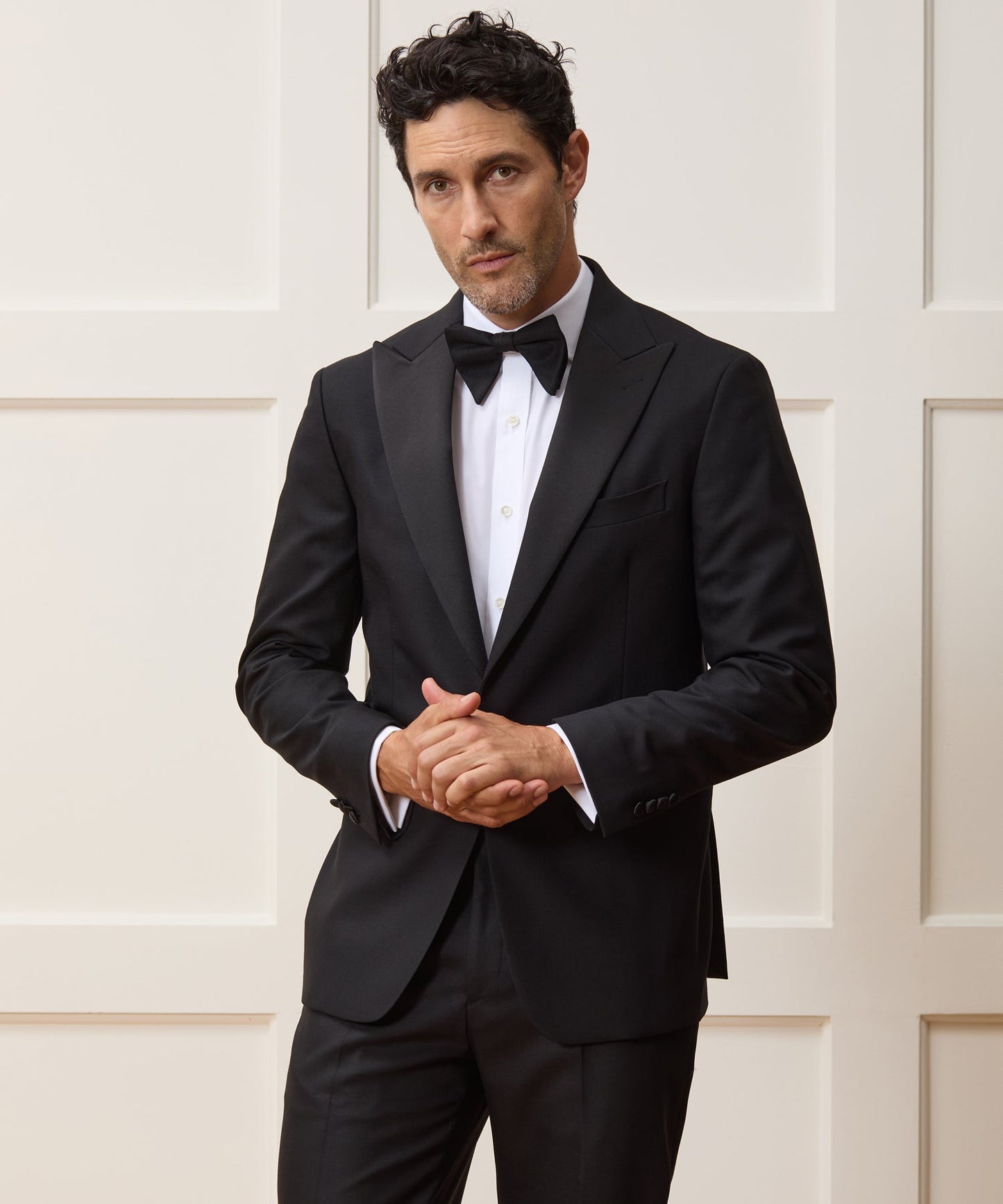 Todd Snyder Italian Peak Lapel Tuxedo Jacket in Black Black