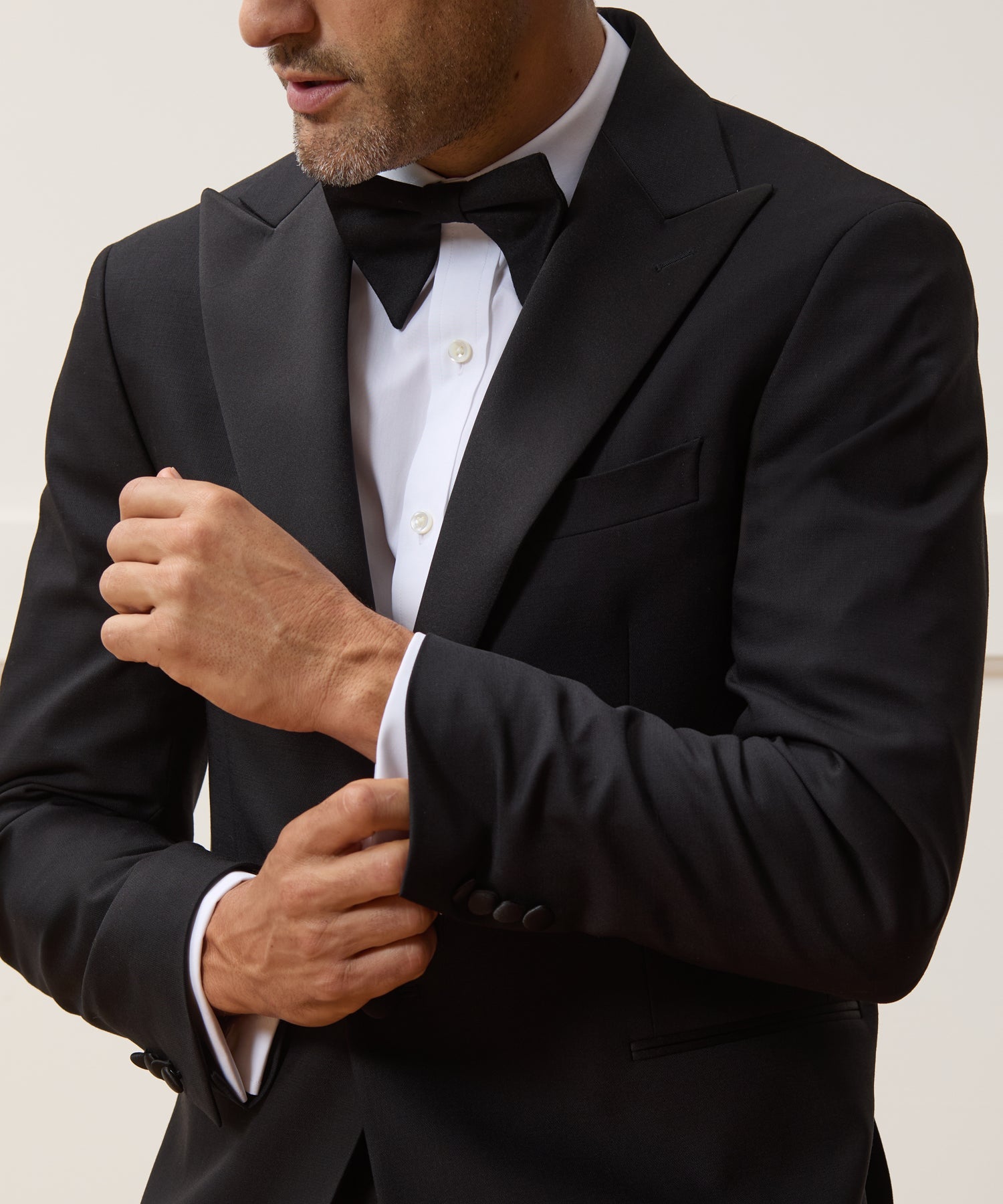 Todd Snyder Italian Peak Lapel Tuxedo Jacket in Black Black
