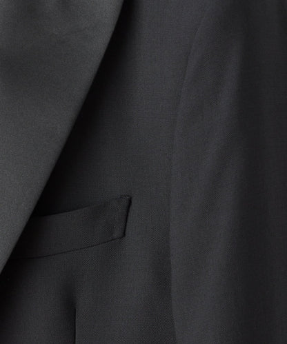 Todd Snyder Italian Peak Lapel Tuxedo Jacket in Black Black