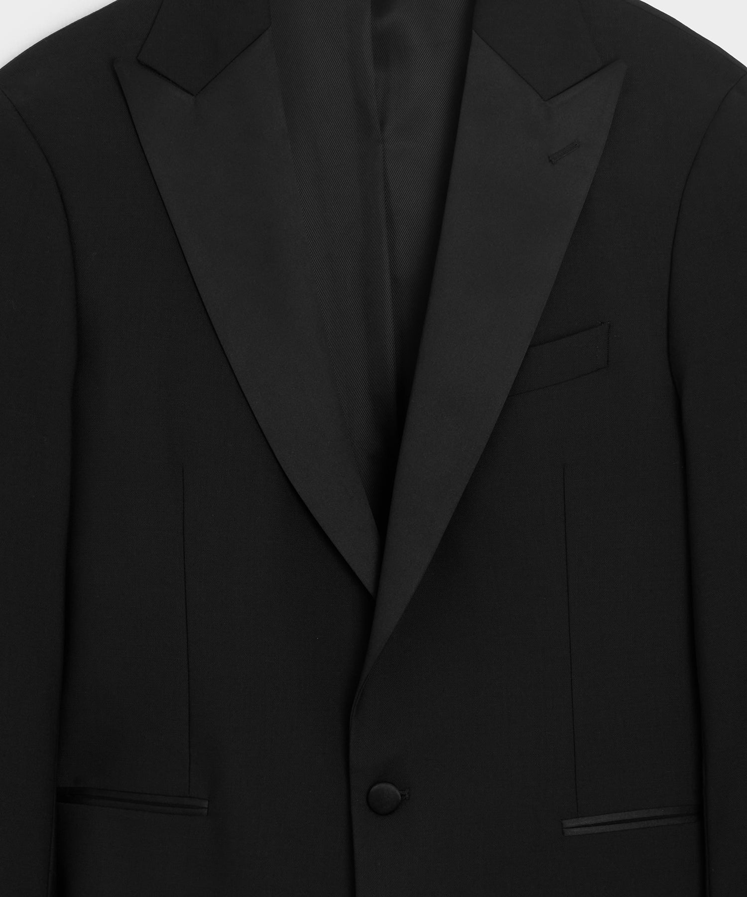 Todd Snyder Italian Peak Lapel Tuxedo Jacket in Black Black