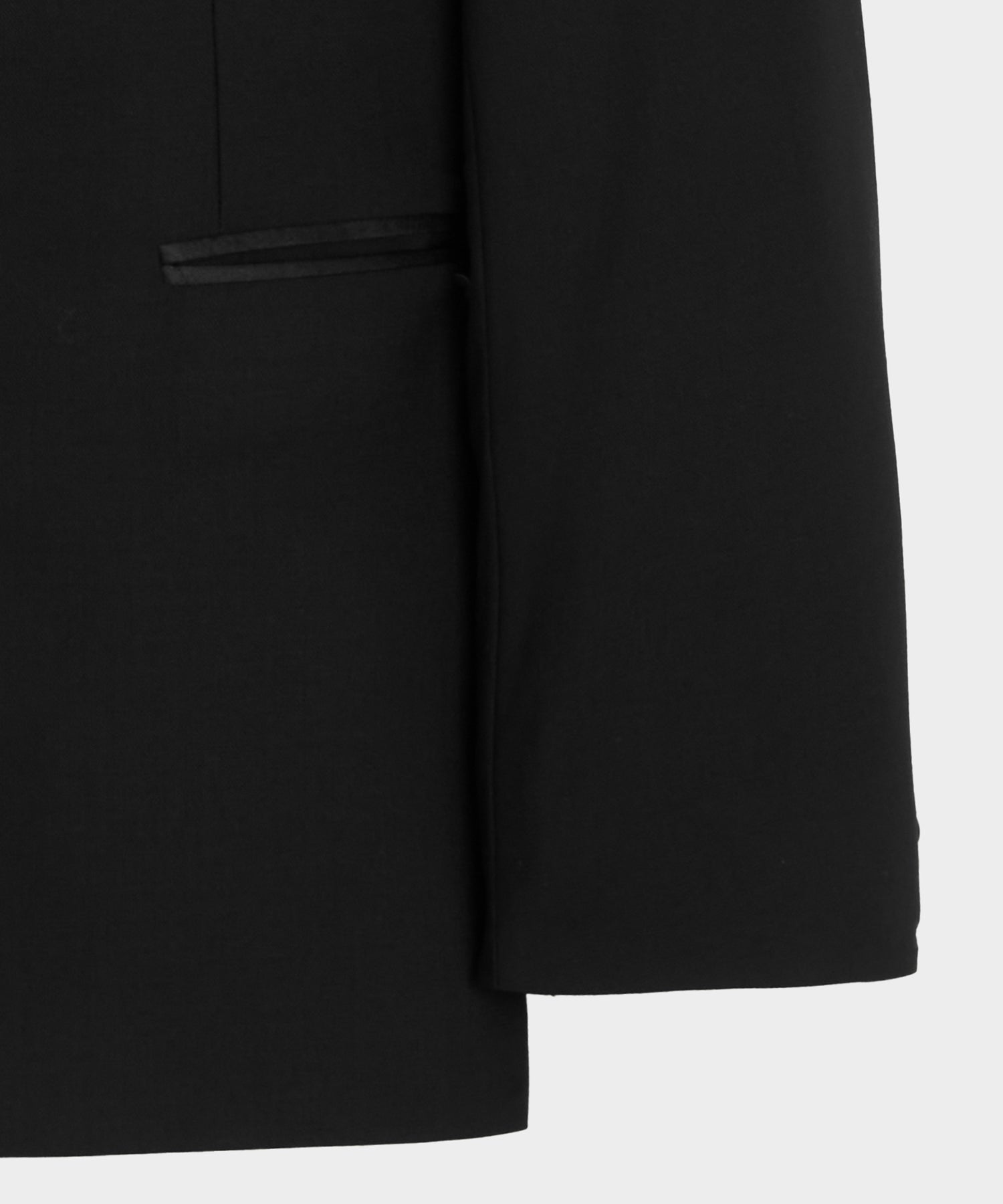 Todd Snyder Italian Wool Double-Breasted Tuxedo Jacket Black