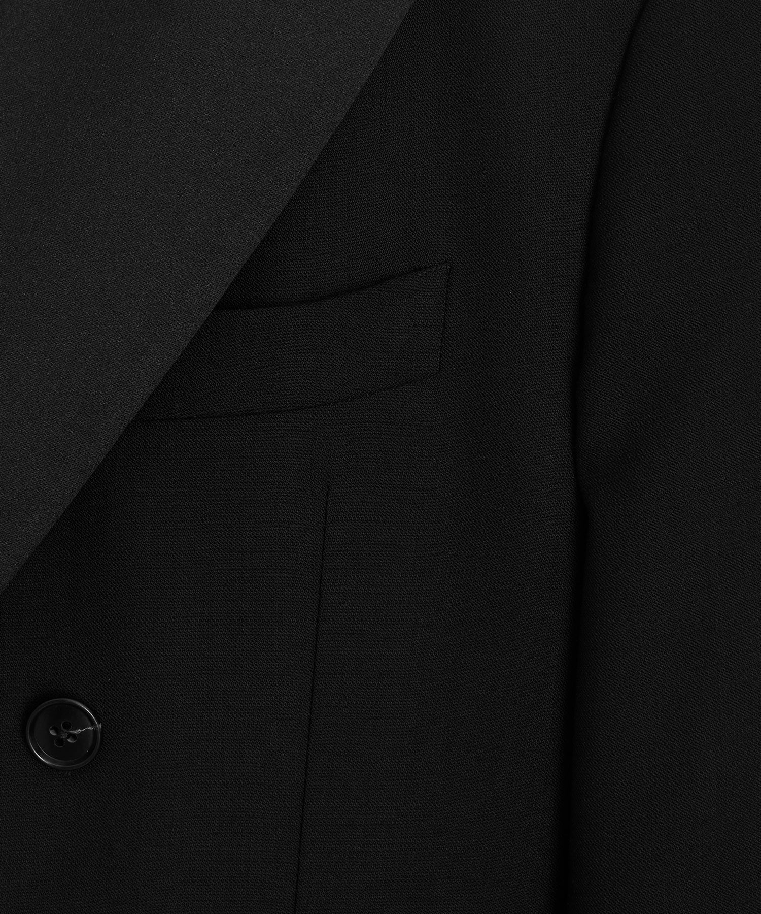 Todd Snyder Italian Wool Double-Breasted Tuxedo Jacket Black