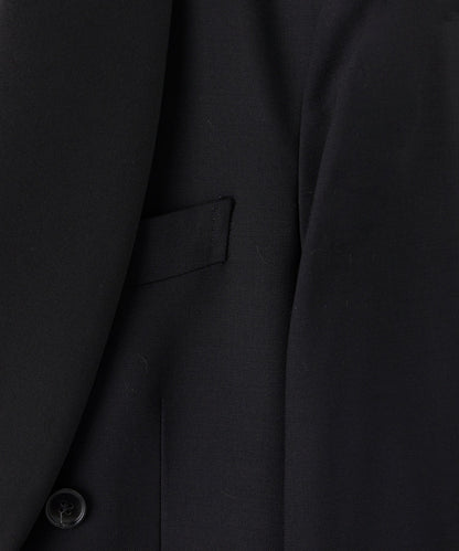 Todd Snyder Italian Wool Double-Breasted Shawl Tuxedo Jacket Black