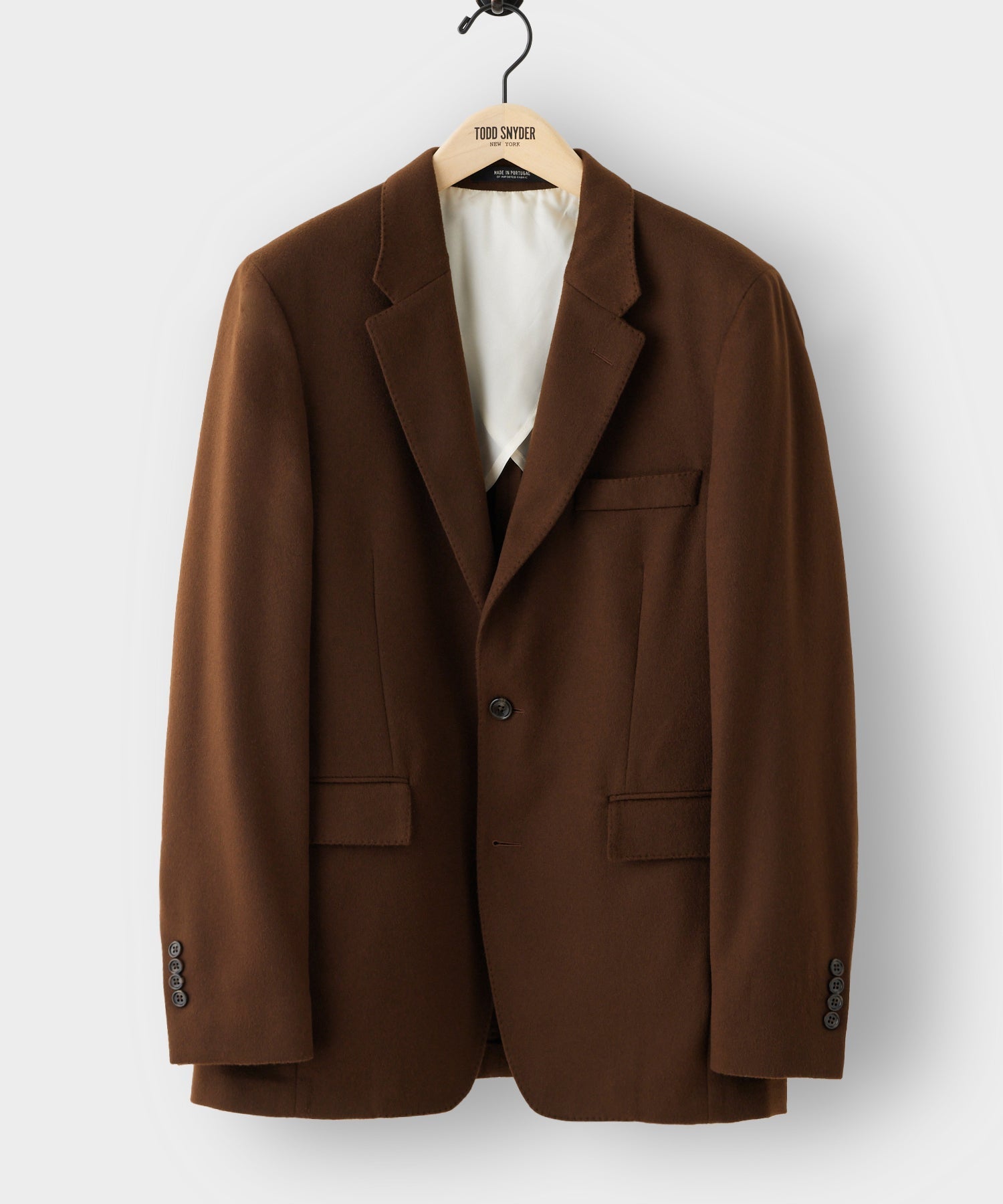 Todd Snyder Italian Cashmere Sutton Jacket Chocolate