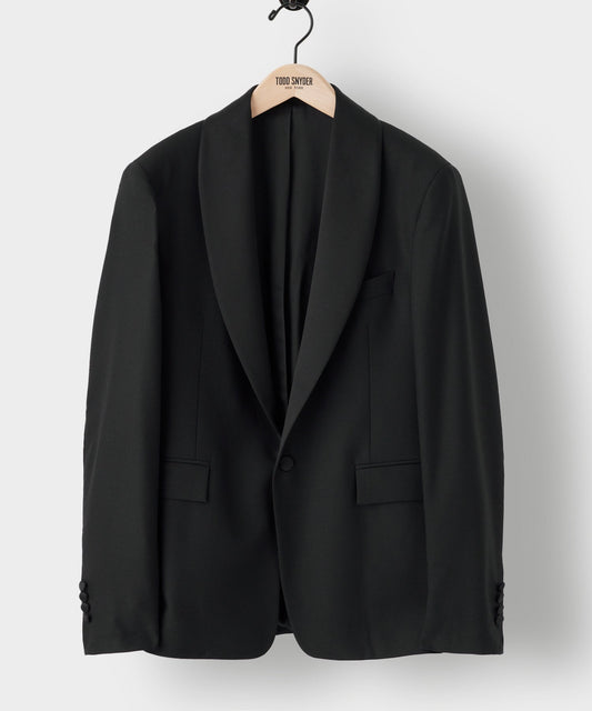 Todd Snyder Italian Wool Shawl Tuxedo Jacket Black