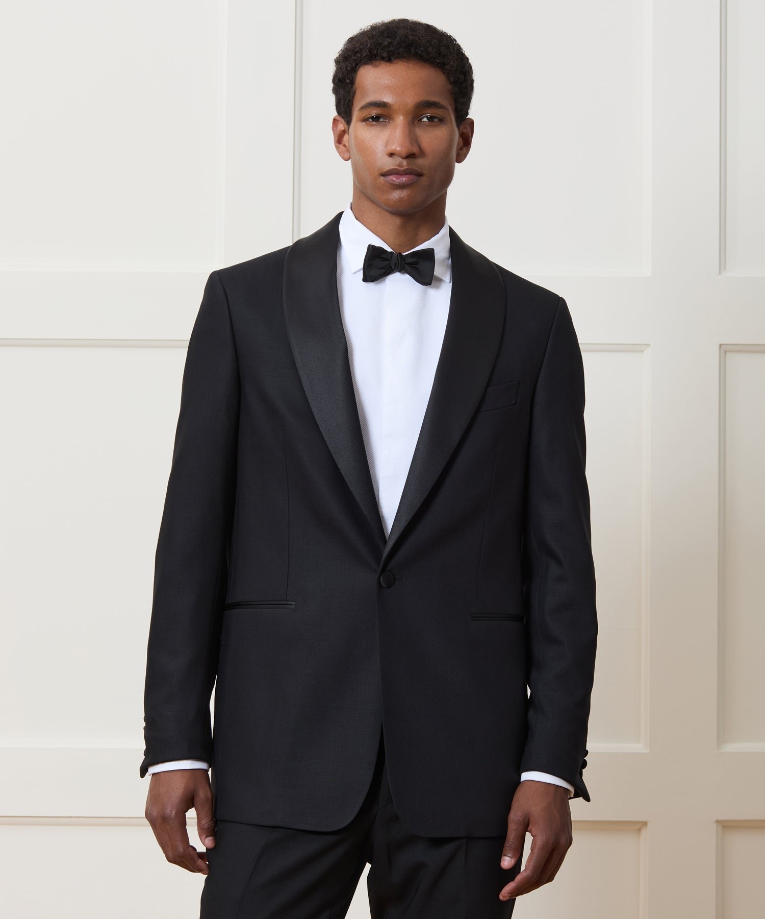 Todd Snyder Italian Wool Shawl Tuxedo Jacket Black
