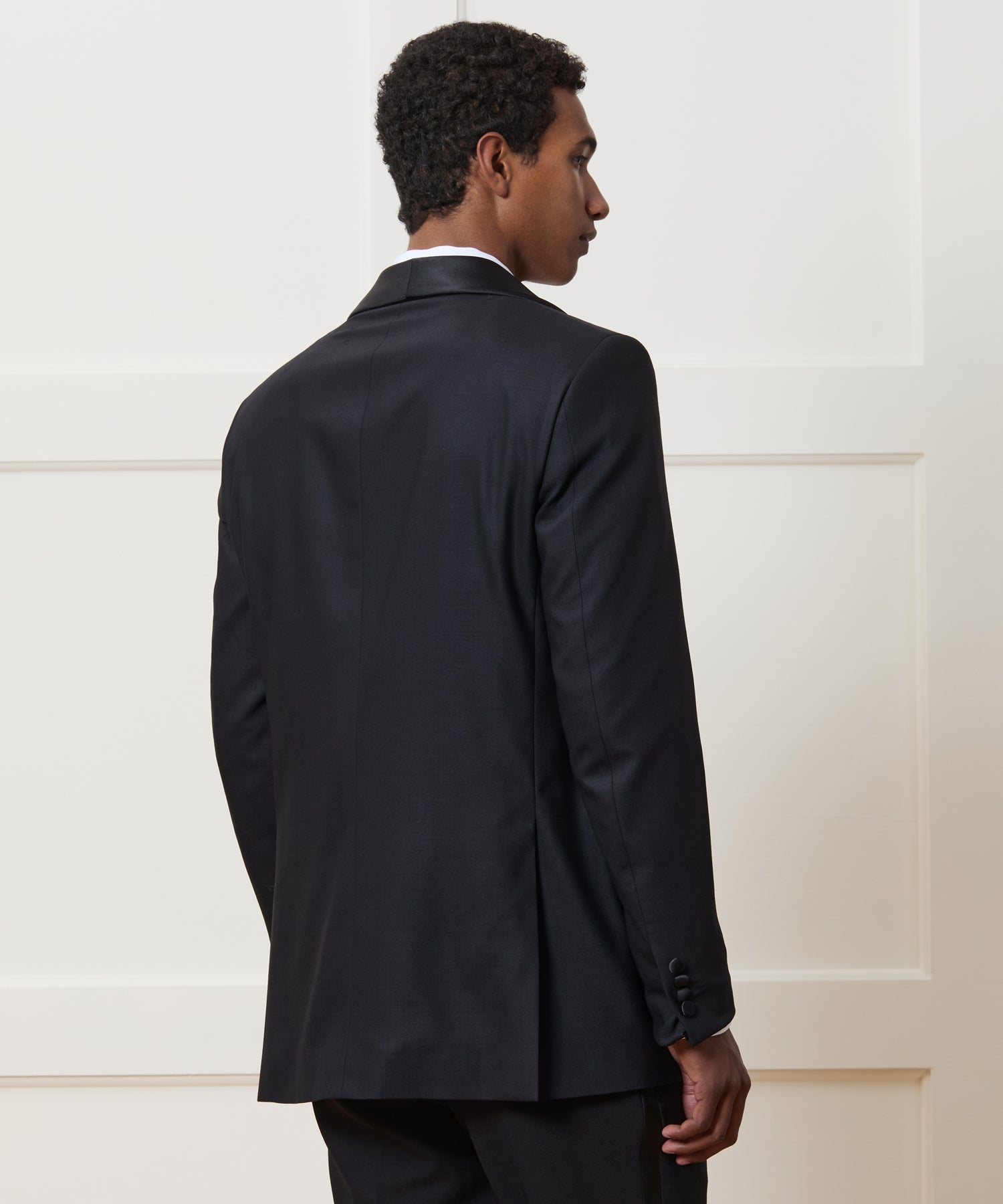 Todd Snyder Italian Wool Shawl Tuxedo Jacket Black