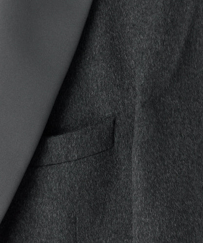 Todd Snyder Italian Cashmere Peak Lapel Tuxedo Jacket in Grey Grey