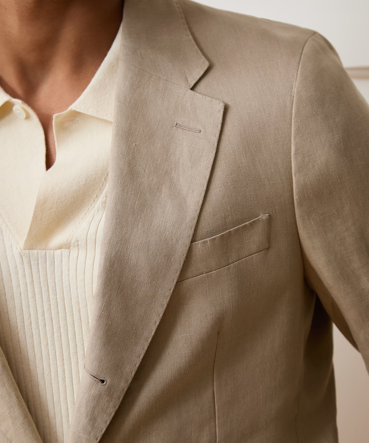 Todd Snyder Italian Linen Madison Jacket in Beige Beige