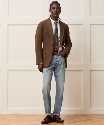Todd Snyder Sweater Sport Coat in Mocha Mocha