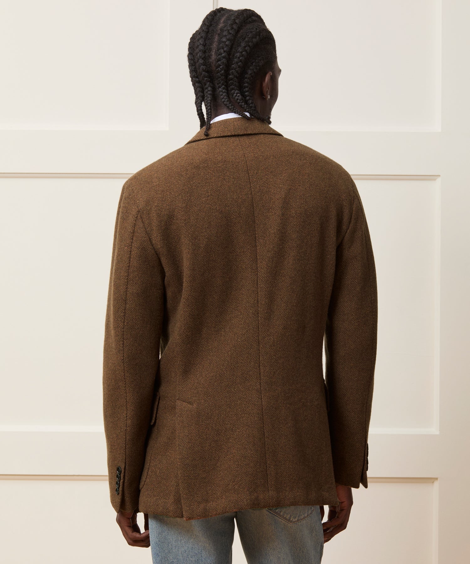 Todd Snyder Sweater Sport Coat in Mocha Mocha