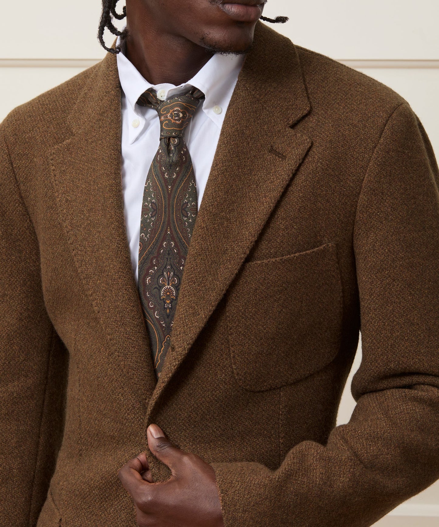 Todd Snyder Sweater Sport Coat in Mocha Mocha