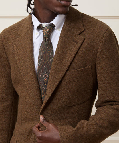 Todd Snyder Sweater Sport Coat in Mocha Mocha