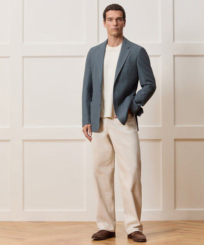 Todd Snyder Italian Knit Sport Coat in Blue Metal Blue Metal