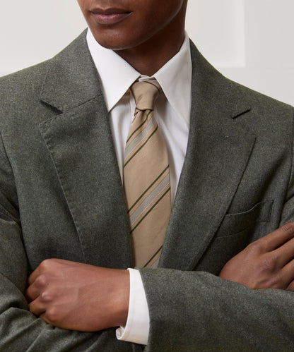 Todd Snyder Italian Flannel Sutton Jacket in Oak Moss Oak Moss