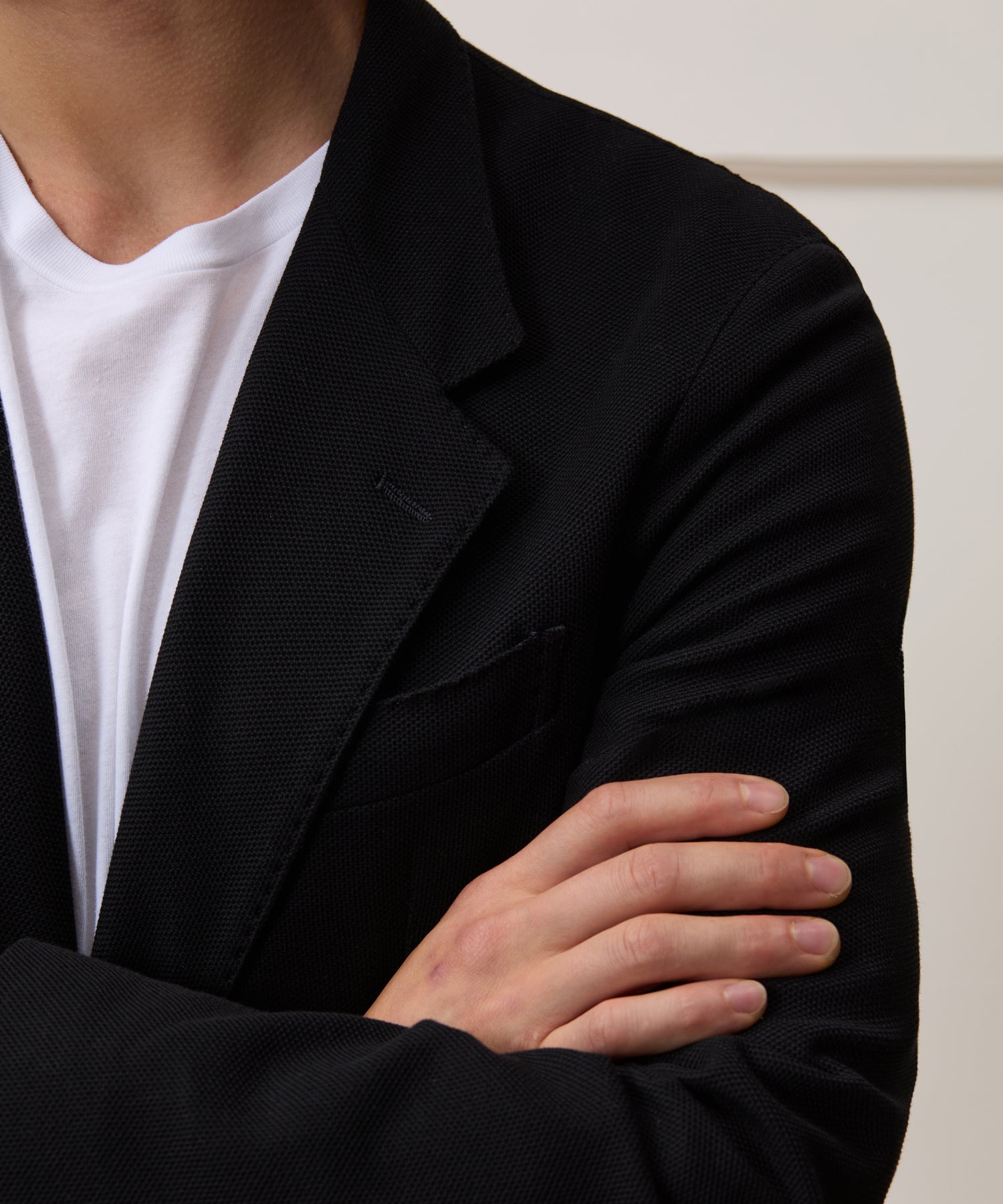 Todd Snyder Italian Pique Wythe Jacket in Black Black