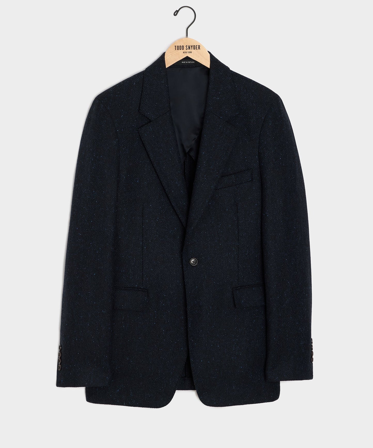 Todd Snyder Italian Donegal Sutton Jacket in Navy Navy