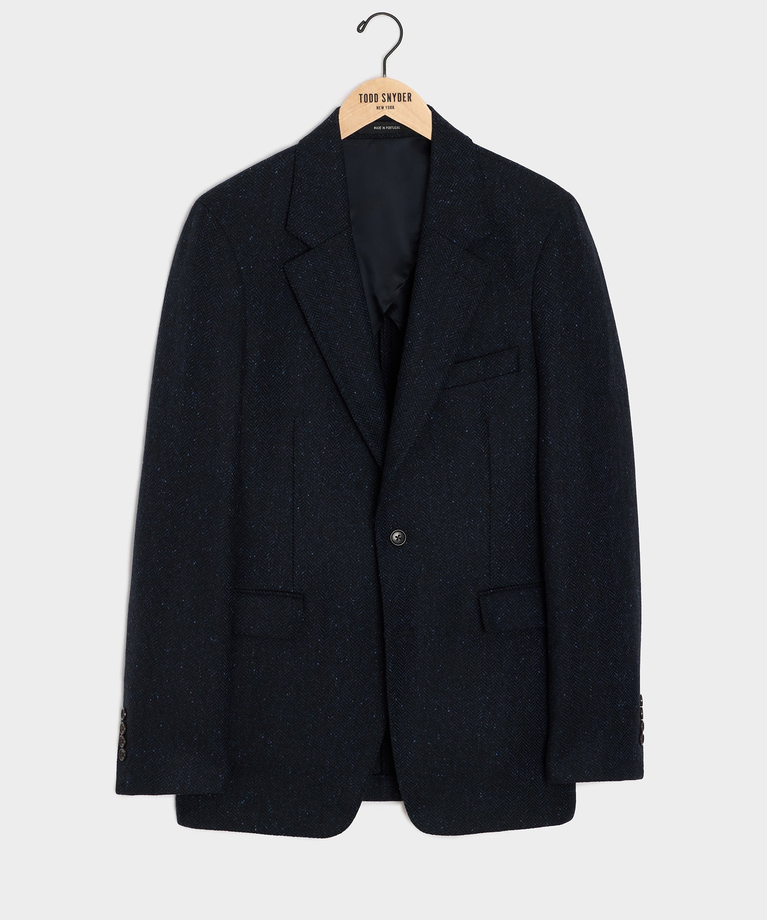 Todd Snyder Italian Donegal Sutton Jacket in Navy Navy