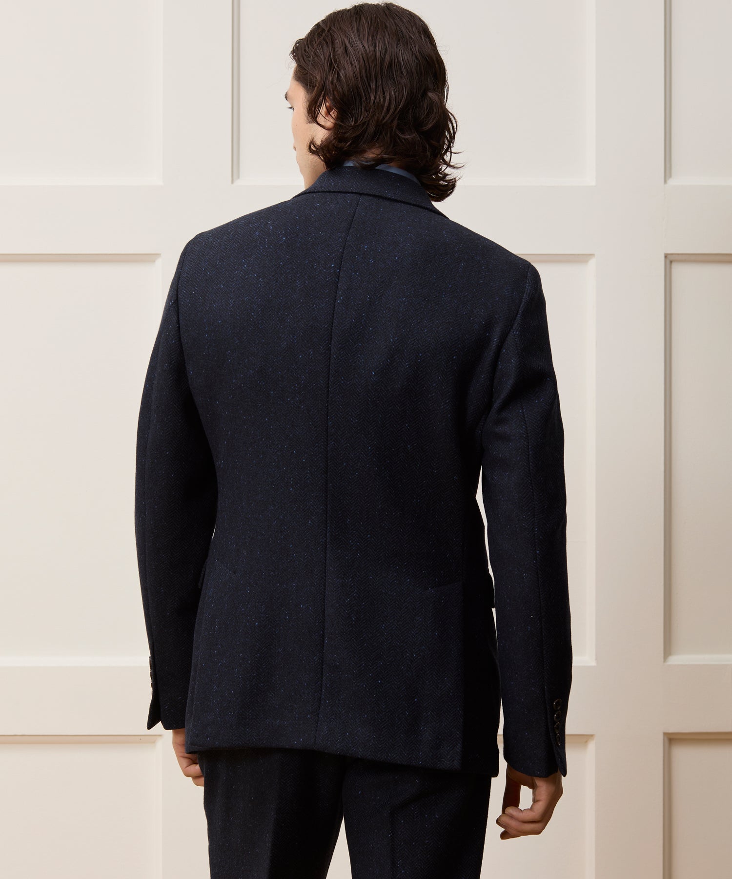 Todd Snyder Italian Donegal Sutton Jacket in Navy Navy