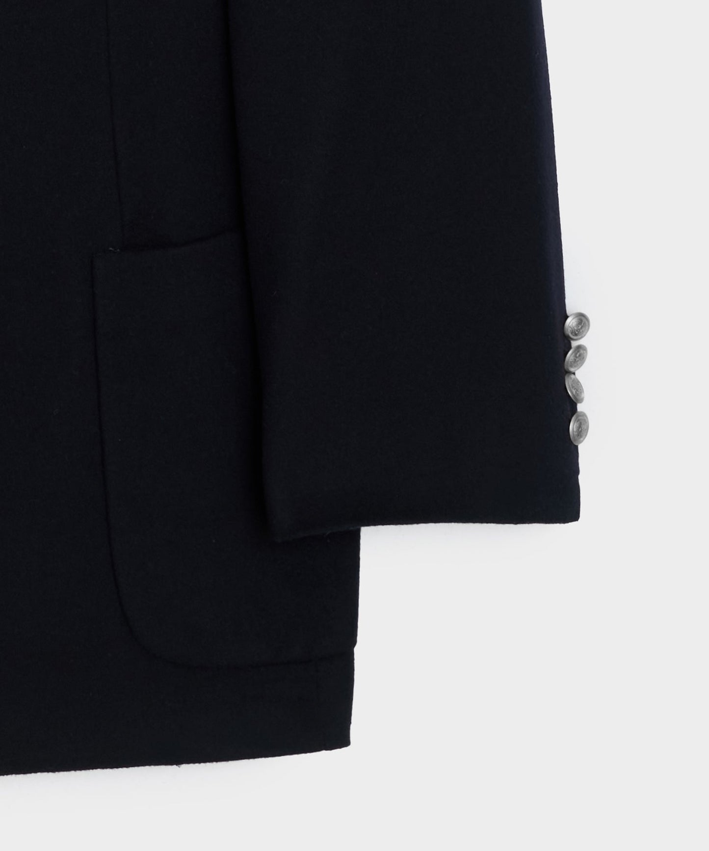 Todd Snyder Italian Cashmere Double-Breasted Wythe Jacket in Navy Navy