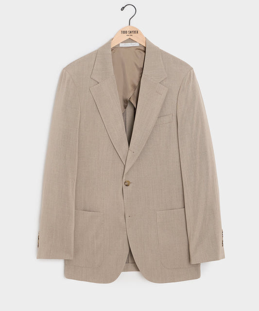 Todd Snyder Italian Cavalry Twill Madison Jacket in Tan Tan