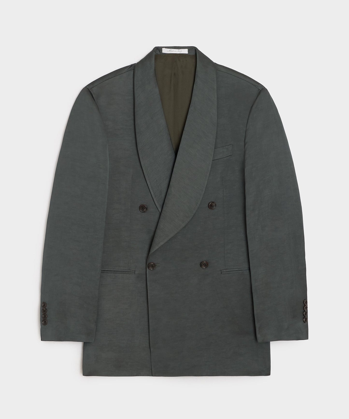 Todd Snyder Italian Satin Dinner Jacket in Emerald Green Emerald Green