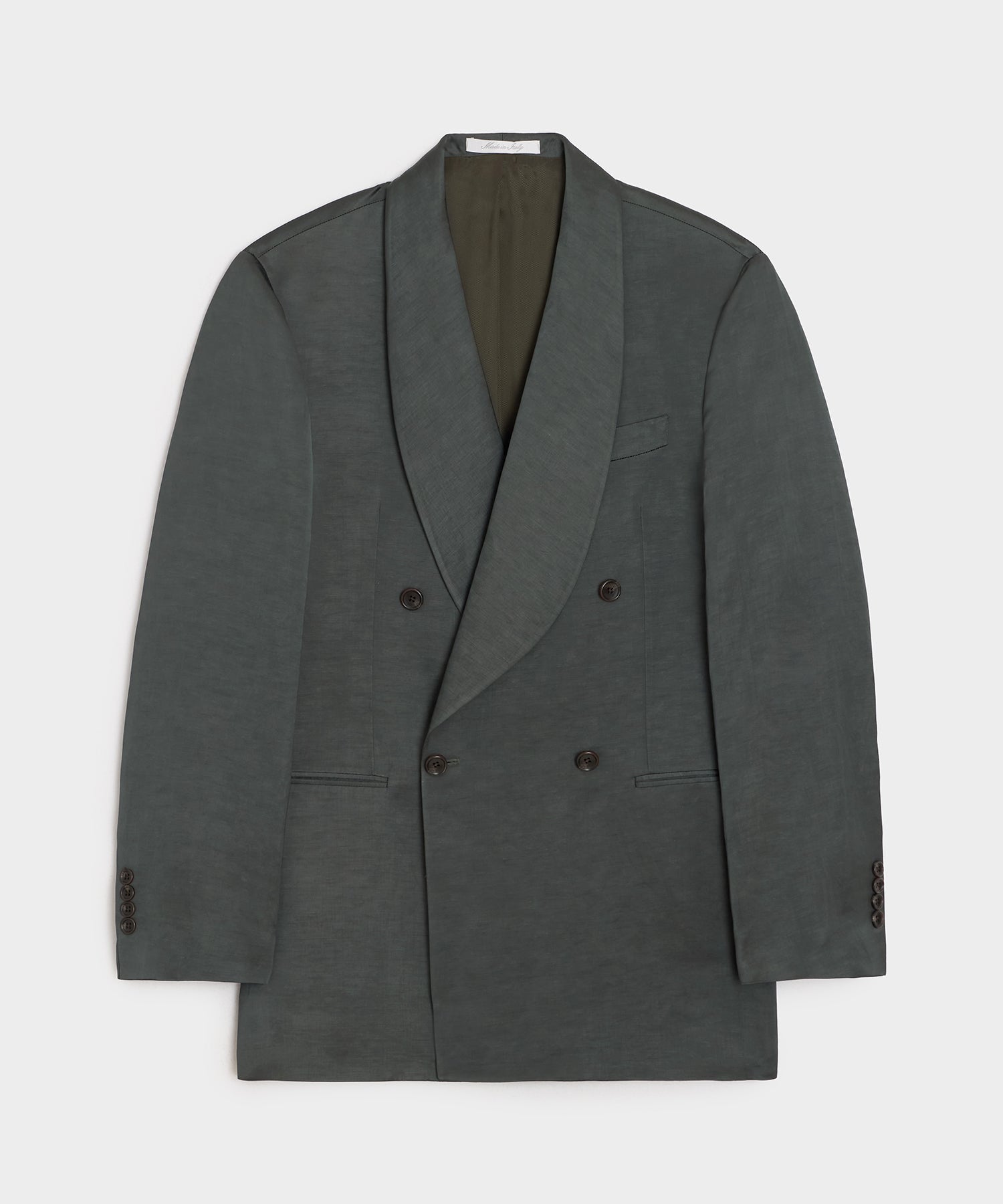 Todd Snyder Italian Satin Dinner Jacket in Emerald Green Emerald Green