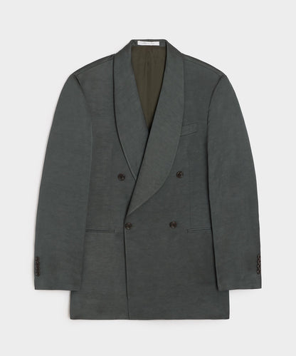 Todd Snyder Italian Satin Dinner Jacket in Emerald Green Emerald Green