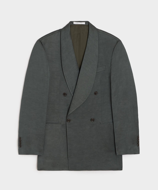 Todd Snyder Italian Satin Dinner Jacket in Emerald Green Emerald Green