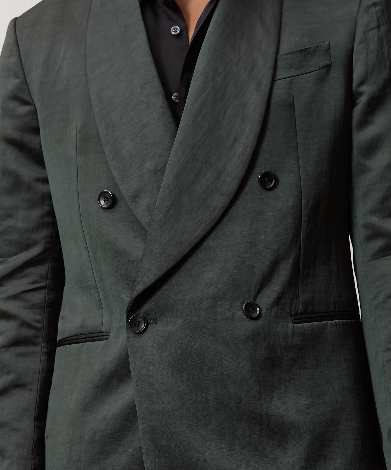 Todd Snyder Italian Satin Dinner Jacket in Emerald Green Emerald Green