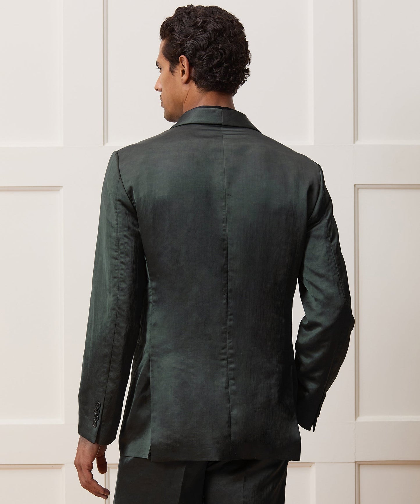 Todd Snyder Italian Satin Dinner Jacket in Emerald Green Emerald Green