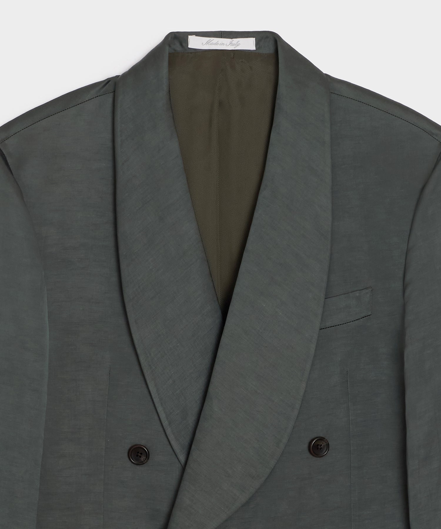 Todd Snyder Italian Satin Dinner Jacket in Emerald Green Emerald Green