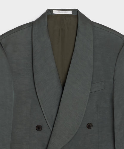 Todd Snyder Italian Satin Dinner Jacket in Emerald Green Emerald Green