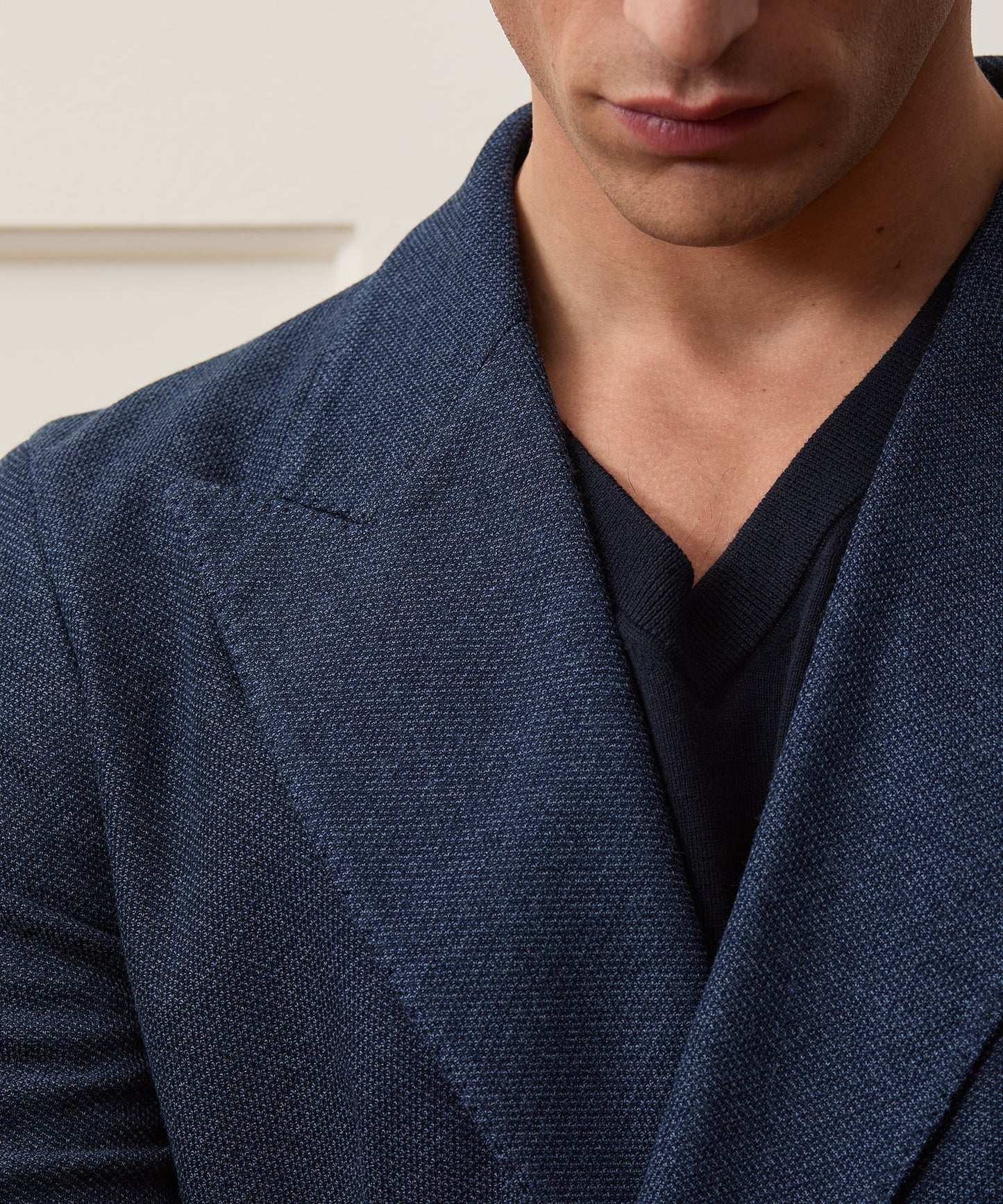 Todd Snyder Double-Breasted Knit Pique Sport Coat in Blue Blue