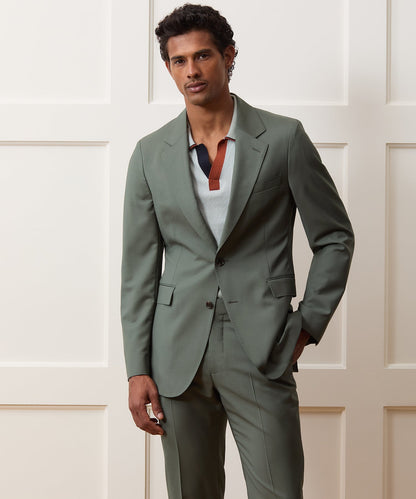 Todd Snyder Mohair Sutton Jacket in Green Smoke Green Smoke