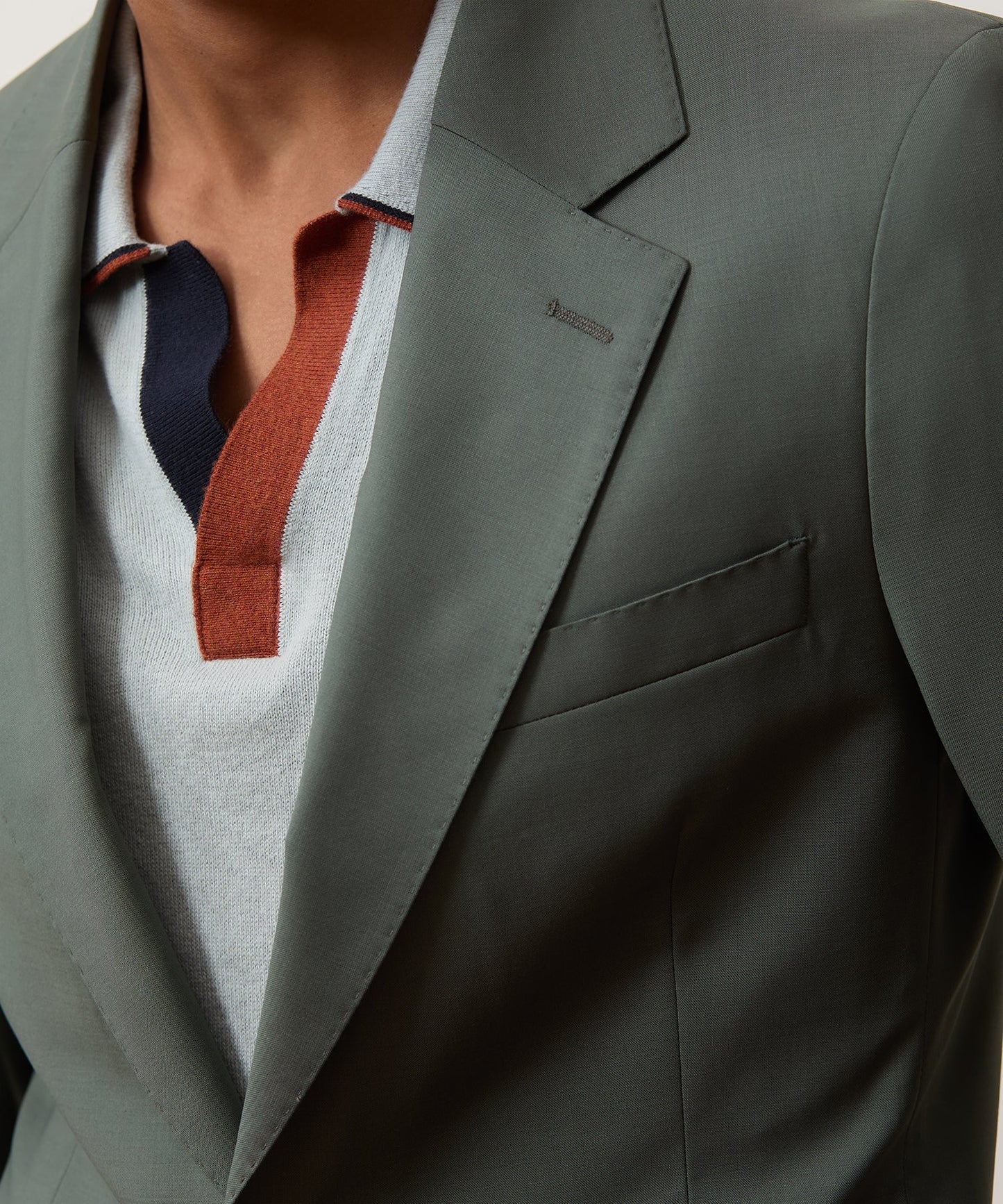 Todd Snyder Mohair Sutton Jacket in Green Smoke Green Smoke
